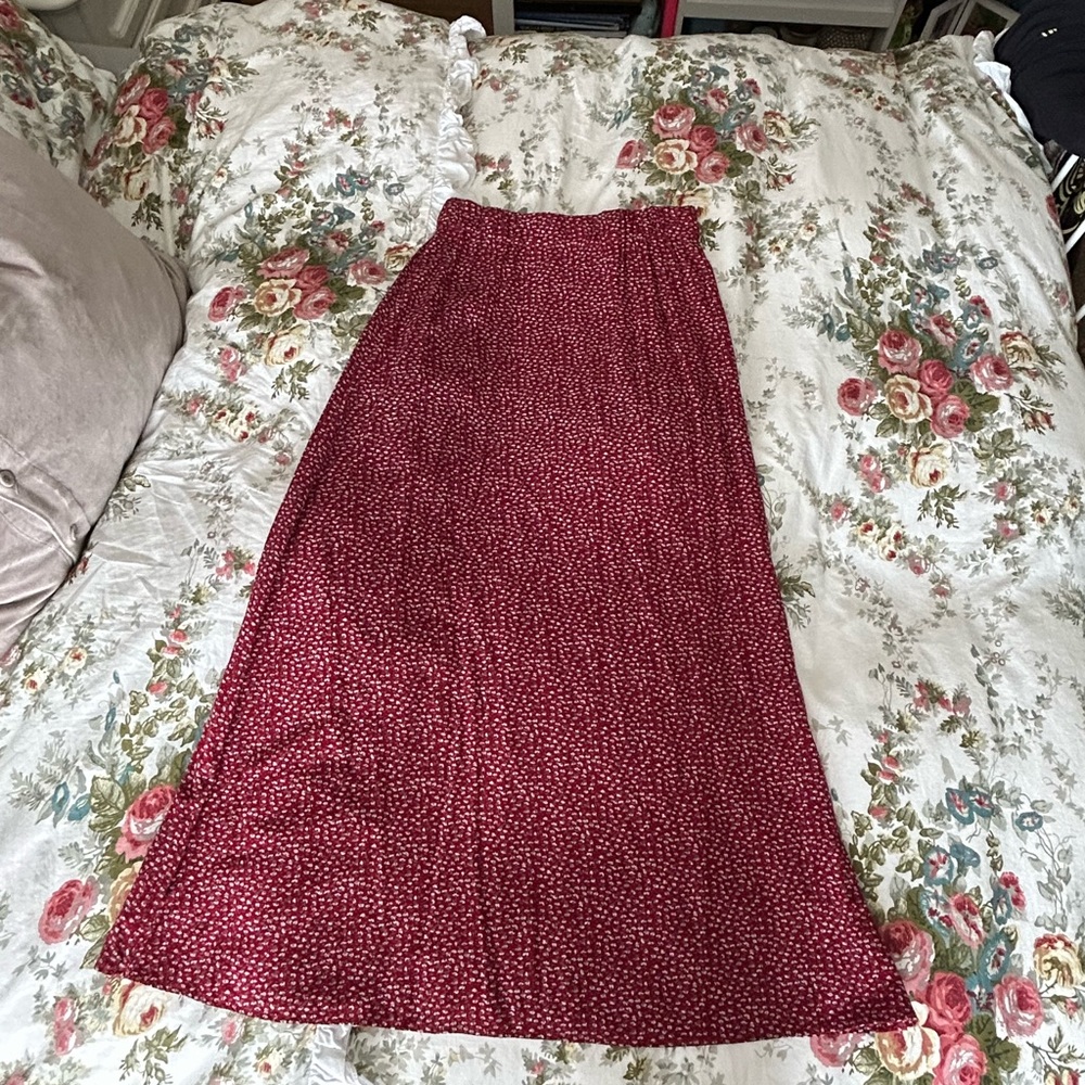 Brandy Melville Floral Maxi Skirt